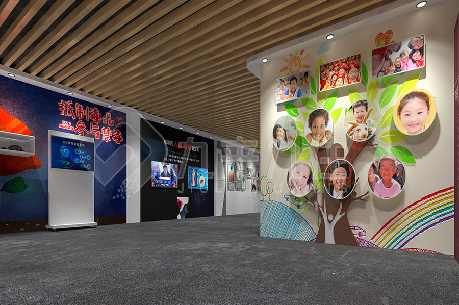 毒品預防基地建設(shè)，智慧禁毒展廳裝修公司，禁毒基地方案公司