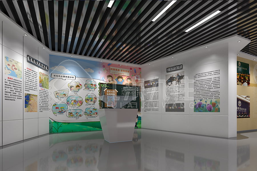 毒品預(yù)防教育基地，未成年禁毒教育展廳，禁毒展館，實(shí)施方案