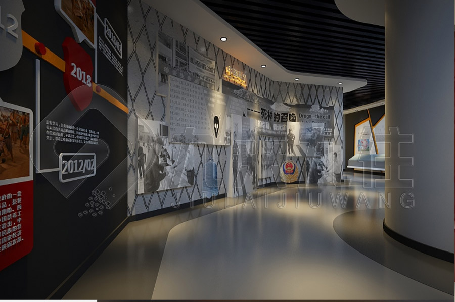 安全示范展廳，網(wǎng)絡安全教育展廳裝修，安全實踐館升級改造