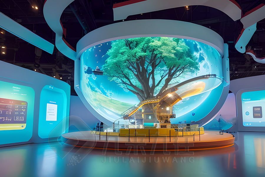 數(shù)字化節(jié)水展示館設計,多媒體互動展廳施工方案,現(xiàn)代環(huán)保教育展館建設
