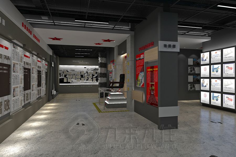 現(xiàn)代化廉潔館設計公司,高科技展廳施工技術,環(huán)保智能展覽館裝修