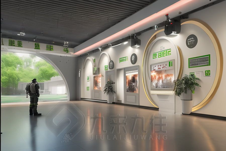 軍區(qū)軍史博物館設計, 軍事展覽館施工方案, 九來九往高科技展廳設計公司