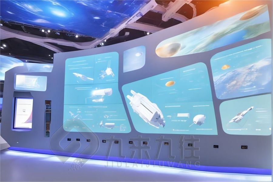 創(chuàng)新創(chuàng)意外貿展廳設計,數(shù)字化展覽館建設方案,多媒體互動展示館裝修