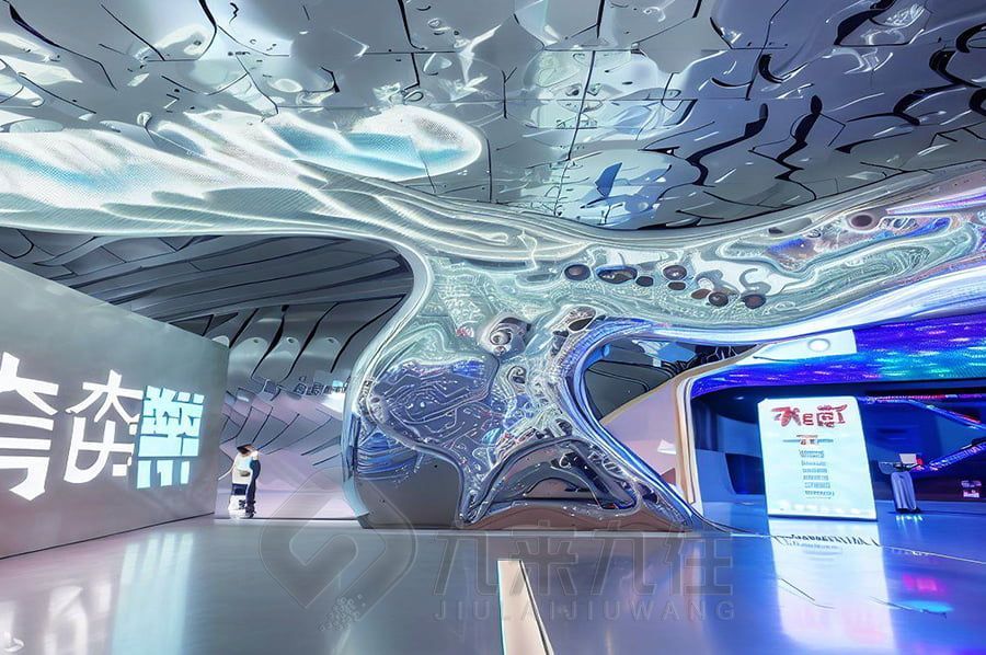 高科技企業(yè)產(chǎn)品展廳設(shè)計(jì),環(huán)保型互動展館施工,多媒體數(shù)字化展示方案