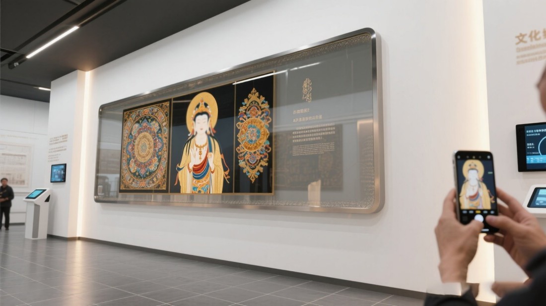 文化體驗(yàn)館，非遺文化展廳