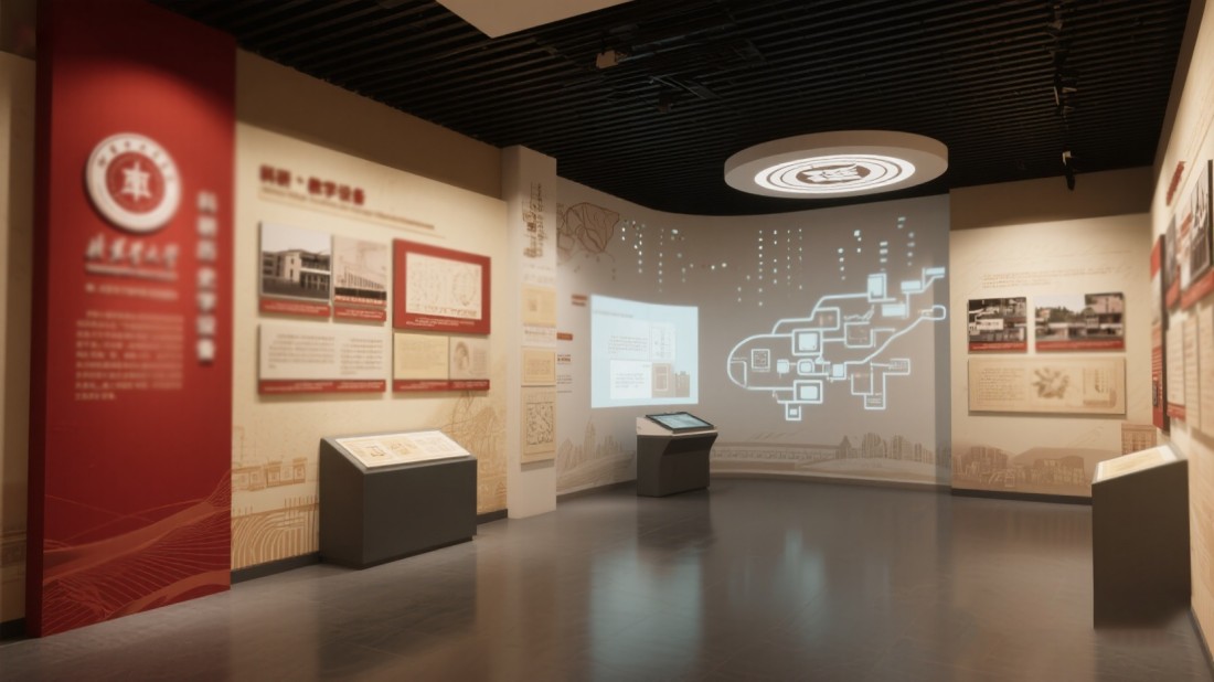 學(xué)校展覽館，校史展館