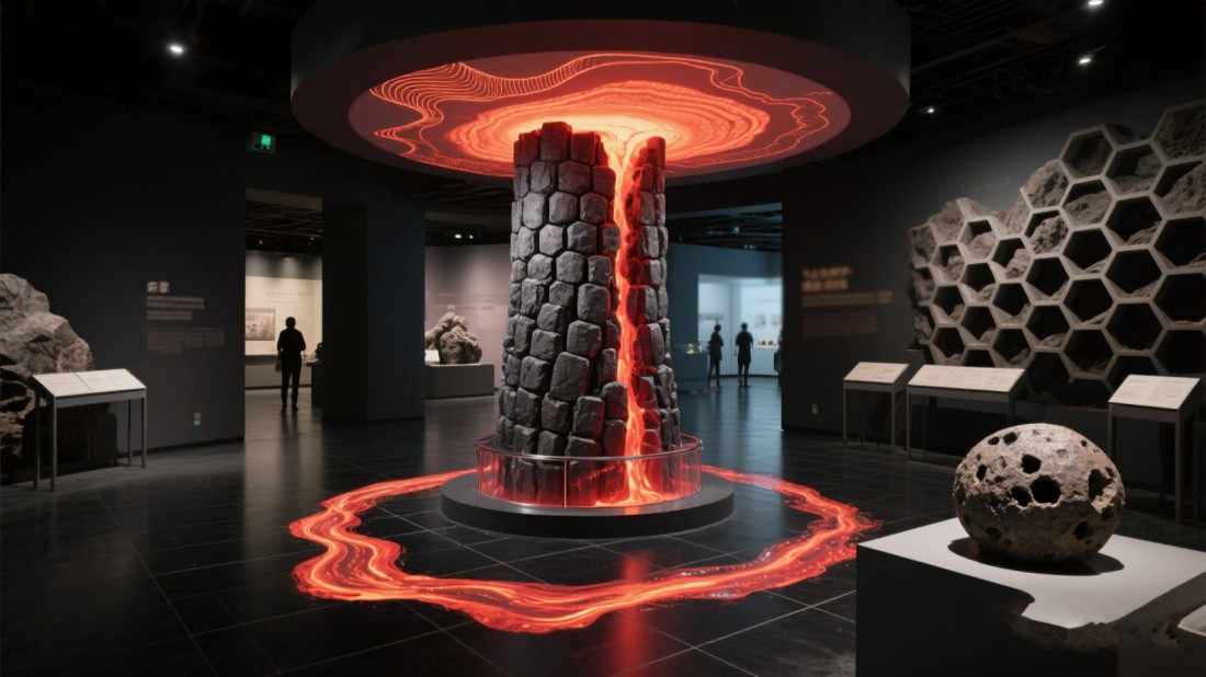 地質(zhì)展館，化石展館