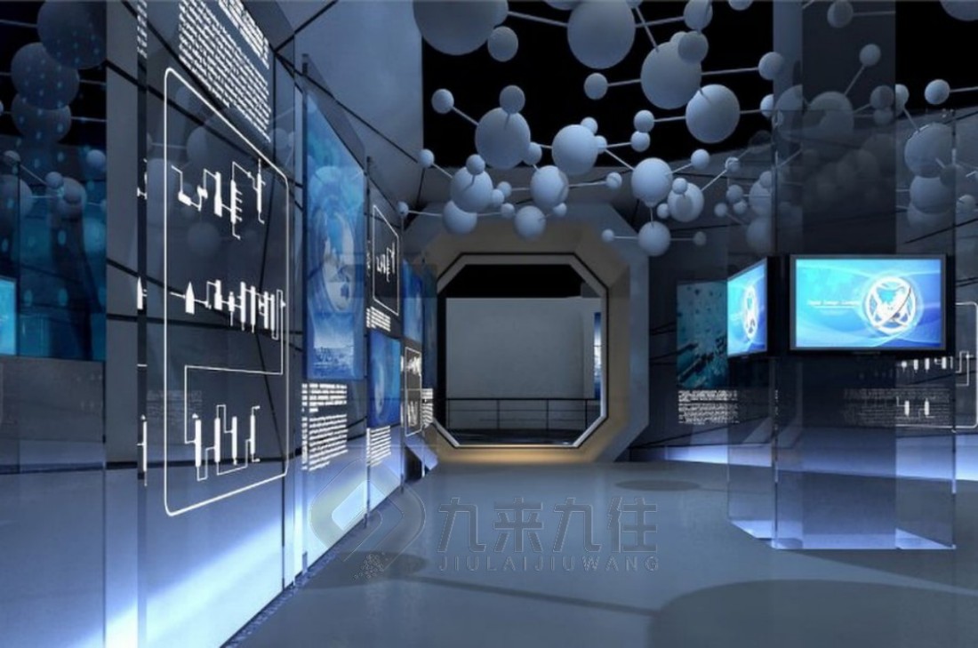 數(shù)字化公司展廳效果圖