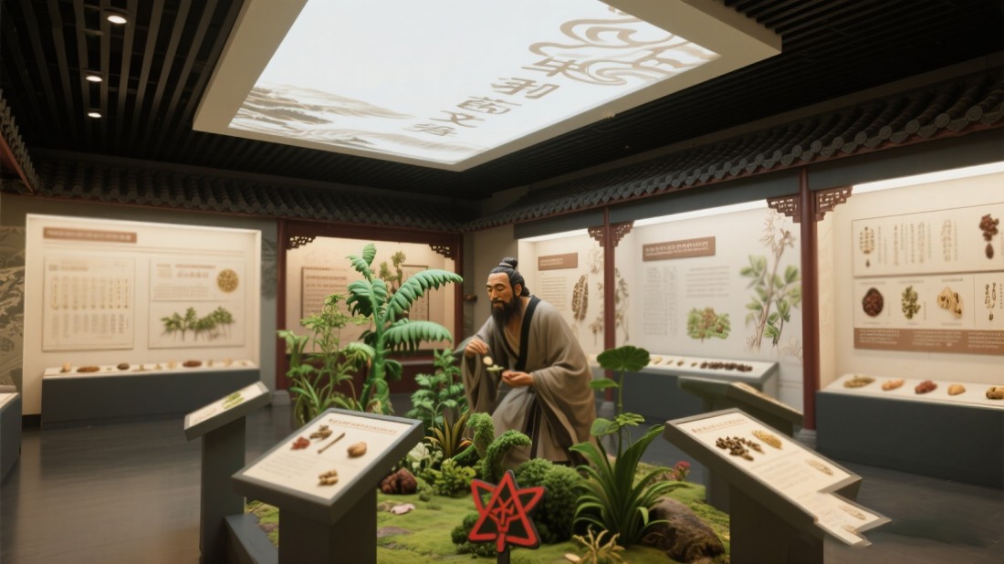 互動(dòng)中醫(yī)藥文化教育基地效果圖 互動(dòng)中醫(yī)藥文化教育基地效果圖